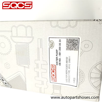 مضخة مياه السيارات A6612003520 ، مضخة تبريد مرسيدس SQCS 6612003520